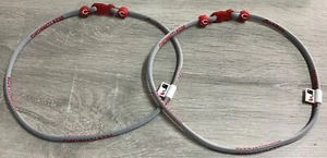 (LOT OF 2) Cincinnati Reds Phiten Necklace Gray & Red 21” - NEW W/O PACKAGING - Picture 1 of 4