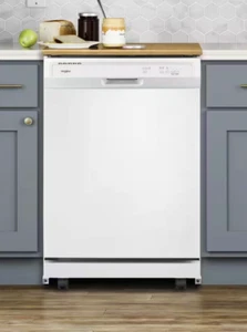 Whirlpool Heavy-Duty Portable Dishwasher - 24 in. White - 64 dBA. - Picture 1 of 9