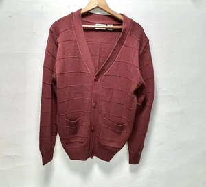 Cardigan uomo vintage maglione nonno Y2K preppy anni 90 Windham Pointe taglia M nuovo con etichetta - Foto 1 di 7