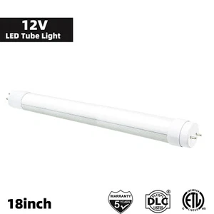 USA 18-Inch LED F15T8 Tube Light Double-End Power (17-3/4 Inches Actual Length) - Picture 1 of 14