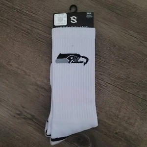 Strideline Socks Seahawks Men's NFL Premium Knit Primary Logo  - Picture 1 of 4