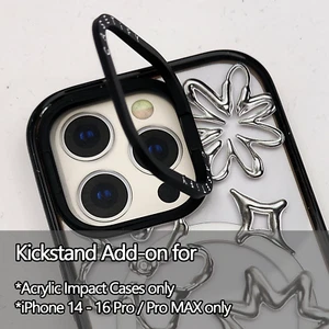 Kickstand Add-on for Acrylic Impact Cases iPhone 14-16 Pro/Pro Max ONLY - Picture 1 of 1