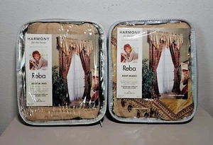 Lot of 2 Reba Mcentire Ascot Valance Drapes 25x40 Dillard's Brand New Housewares - Picture 1 of 5