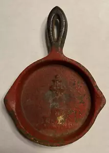 Sartén de hierro fundido miniatura vintage diseño faro recuerdo antiguo C5 - Imagen 1 de 21