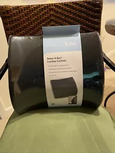DMI Relax-A-Bac Lumbar Cushion 14" x 13" Black New & Sealed - Picture 1 of 3