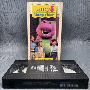 Barney And Friends Caring Means Sharing VHS Tape 1992 Time Life Cartoon Video - Picture 1 of 8