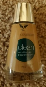 Covergirl Clean Sensitive Skin Oil Free Foundation Shade 265 Tawny - Picture 1 of 3