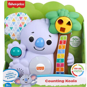 Fisher Price Linkimals Counting Koala Musical Educational Baby Toy Multicolor