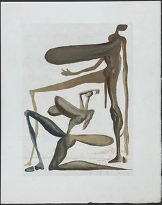 Salvador Dali "Prodigality" Original Divine on Japon nacré - Picture 1 of 7