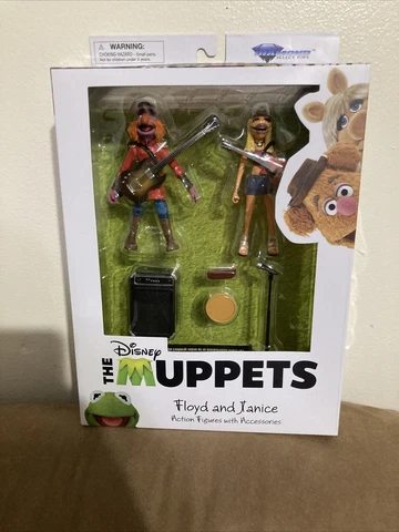 DIAMOND SELECT TOYS The Muppets: Floyd Pepper & Janice Action Figure Two-Pack Cover