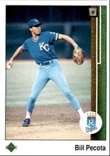 1989 Upper Deck Bill Pecota . Kansas City Royals #507