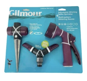 Gilmour Adjustable Whirling Sprinkler And Watering Nozzle Combo - Picture 1 of 3
