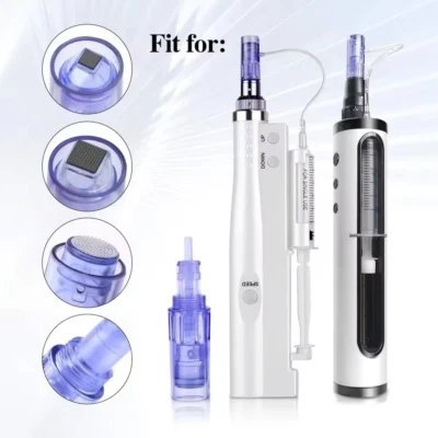 Microneedle Micro Penna Rimozione Rughe Ringiovanimento Pelle Parti 9/12/24/36/42Pin - Immagine 1 di 4