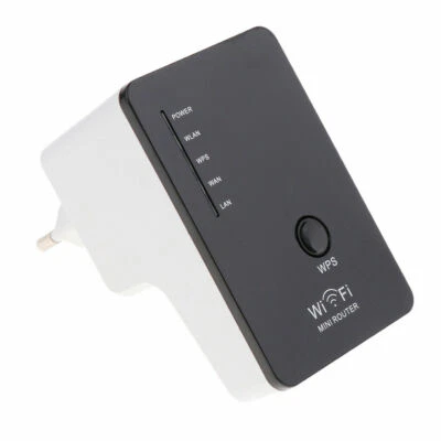 300Mbps WiFi Ripetitore Senza Fili Estensore Segnale Repeater AP SPINA ITALIANA - Immagine 1 di 4