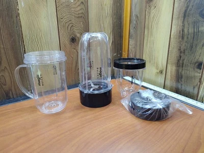 Magic Bullet Containers Set Of 3 Original containers new - Image 1 of 4