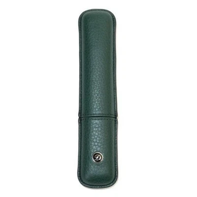 Estuche de lápices de cuero Dupont S.T.Dupont 007128 para 1 bolígrafo verde #788c9d Foto 1 de 4
