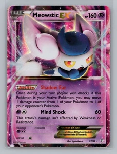 Pokemon XY Generations Meowstic EX - casi nuevo #37/83 10771 - Imagen 1 de 2