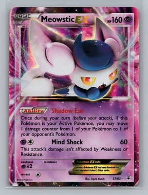 Pokemon XY Generations Meowstic EX - NM #37/83 10771 - Image 1 of 2