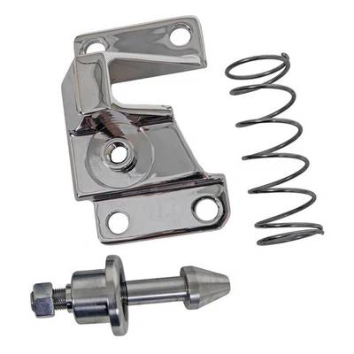 Summit Racing SUM-G3937C Hood Latch, Aluminum, Chrome, Chevy, Pontiac, Each Foto 1 de 3