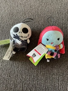 Hallmark Disney Jack Sally Ornament Nightmare Before Christmas Small Stars Plush - Picture 1 of 2