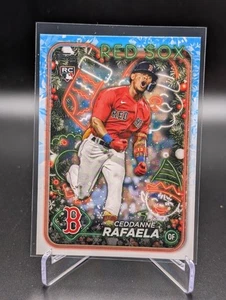 2024 Topps Holiday CEDDANNE RAFAELA #H121 Rookie RC Boston Red Sox - Picture 1 of 2