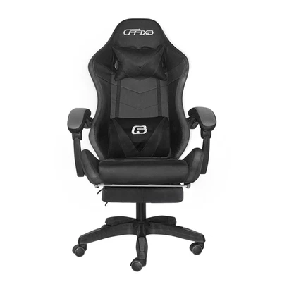 Sedia Ufficio Gaming AZRACE Ecopelle OFFIX3 con Poggiapiedi Poltrona Reclinabile - Immagine 1 di 4