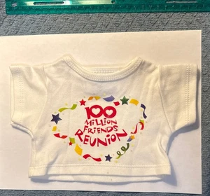 BAB Build a Bear Clothing weißes Shirt 100 Million Friends Reunion - Bild 1 von 2