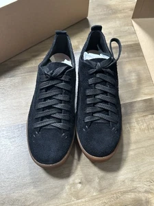 New FEIT Latex Low Suede Black Sneaker Shoes Size 35 MSRP $525 - Picture 1 of 9