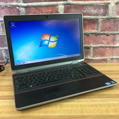 Dell Latitude E6520 Laptop 15.6" i5-2410M 2GB RAM 128GB SSD (Windows 7 Pro) - Image 1 of 4