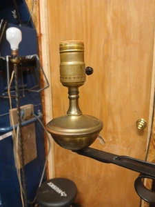Wrought Iron Adjustable Floor Lamp with Shade - Picture 1 of 8