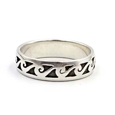 Peter камень PSCL серебро 925 волна дизайн кольцо размер 9,75 - Изображение 1 из 4