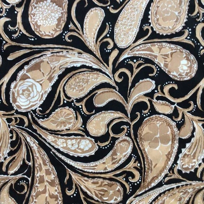 Vintage Suzie Zuzek Fabric 3.4 yards, Key West Hand Print Fabrics, USA - Imagem 1 de 4