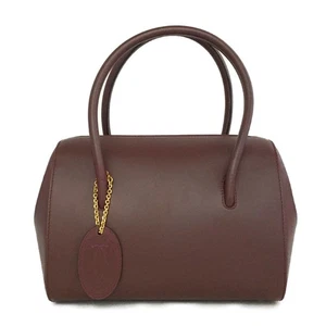 Bolso de mano de cuero Must de Cartier Burdeos/2BG0921 - Imagen 1 de 12