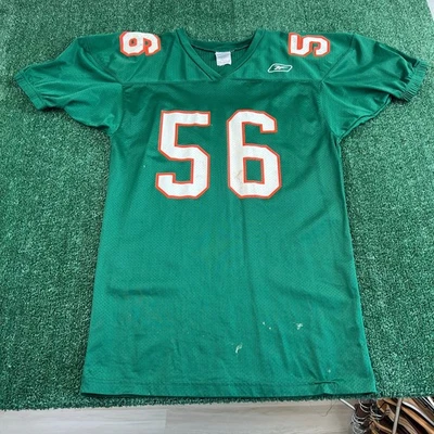 Camiseta de fútbol vintage Reebok Team Uniforms en blanco grande Miami Hurricanes años 90 Foto 1 de 4