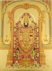 Indian Traditional Swamy Tirupati Balaji Gold Printed Photo Frame 18 X 13 Cm