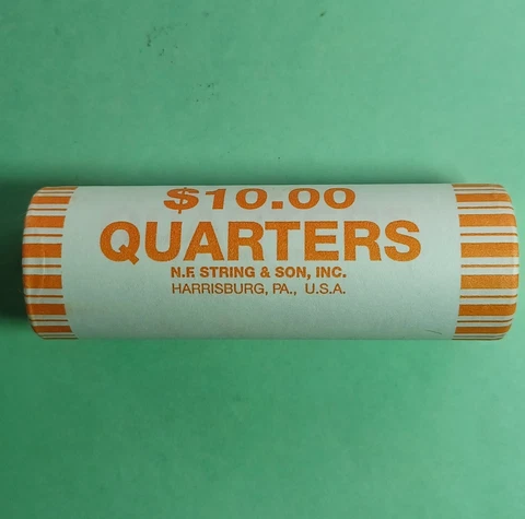 2007 P Idaho State Quarter Uncirculated Roll  Heads/Tails OBW Cover