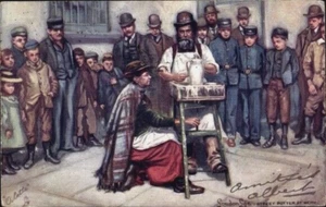 STREET POTTER at Work, Raphael Tuck & Sons London Life #9015; Postmark 1905; VG - Bild 1 von 2