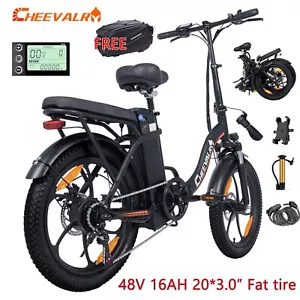 Cheevalry C16 Elektrofahrrad 20 Zoll Klappbar E-Bike 48V 16AH E-Citybike 100KM - Bild 1 von 18