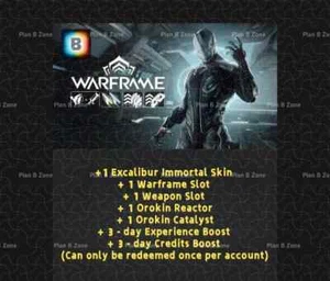 WARFRAME(Steam) - Excalibur Immortal Skin- Fast Delivery - Picture 1 of 1