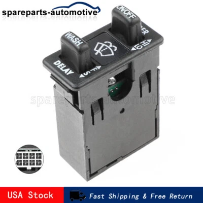 Wiper 控制开关洗衣机开关适用于 2000 - 17 Freightliner Columbia 和 Coronado — 第 1/4 张图片