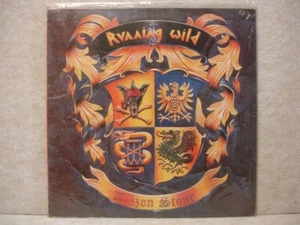Running Wild Blazon Stone 1992 Korea LP Picture & Lyric W/Insert Sealed Promo - Picture 1 of 4