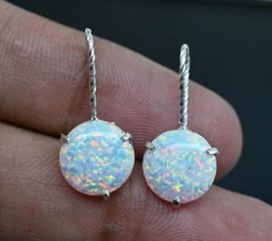 Pendiente gancho plata 925 hecho a mano colgante 5,35 quilates ópalo de fuego piedra preciosa suelta - Imagen 1 de 6