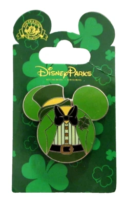 WDW🌈ST. PATRICK'S DAY🍀2012 PIN - LEPRECHAUN WITH TOPHAT, SUIT JACKET - #88180 - Image 1 of 2