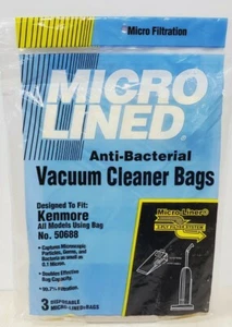 Kenmore Bodenstaubsaugerbeutel Micro gefüttert #50688 3er Pack - Bild 1 von 4