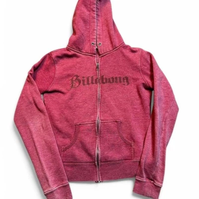 Vintage Y2K skater punk Billabong women’s full zip hoodie size small - Image 1 of 4