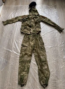 Original Russian Army Soldier Uniform Jacket Hat Beret Pants Patch Military Moss - Picture 1 of 18