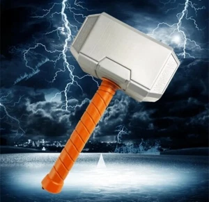 Thor Hammer Plastic For Kids Cosplay And Halloween  - Picture 1 of 5