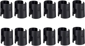 24 Pcs Wire Shelving Clips for 3/4 inches Post, Plastic Shelf Locking Clips - Picture 1 of 5