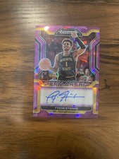 2022 PRIZM DRAFT PICKS PURPLE CRACKED ICE TYSON ETIENNE RC AUTO # /99