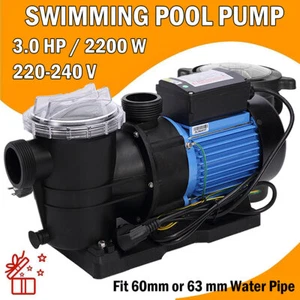 2" Npt Swimming Pool Pump, 3.0HP High Speed Pump motor kit In-Ground Pools 220V - Picture 1 of 12